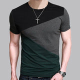 6 Designs Mens T Shirts Slim Fit