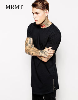 2017 Brand New Mens Black long t shirt